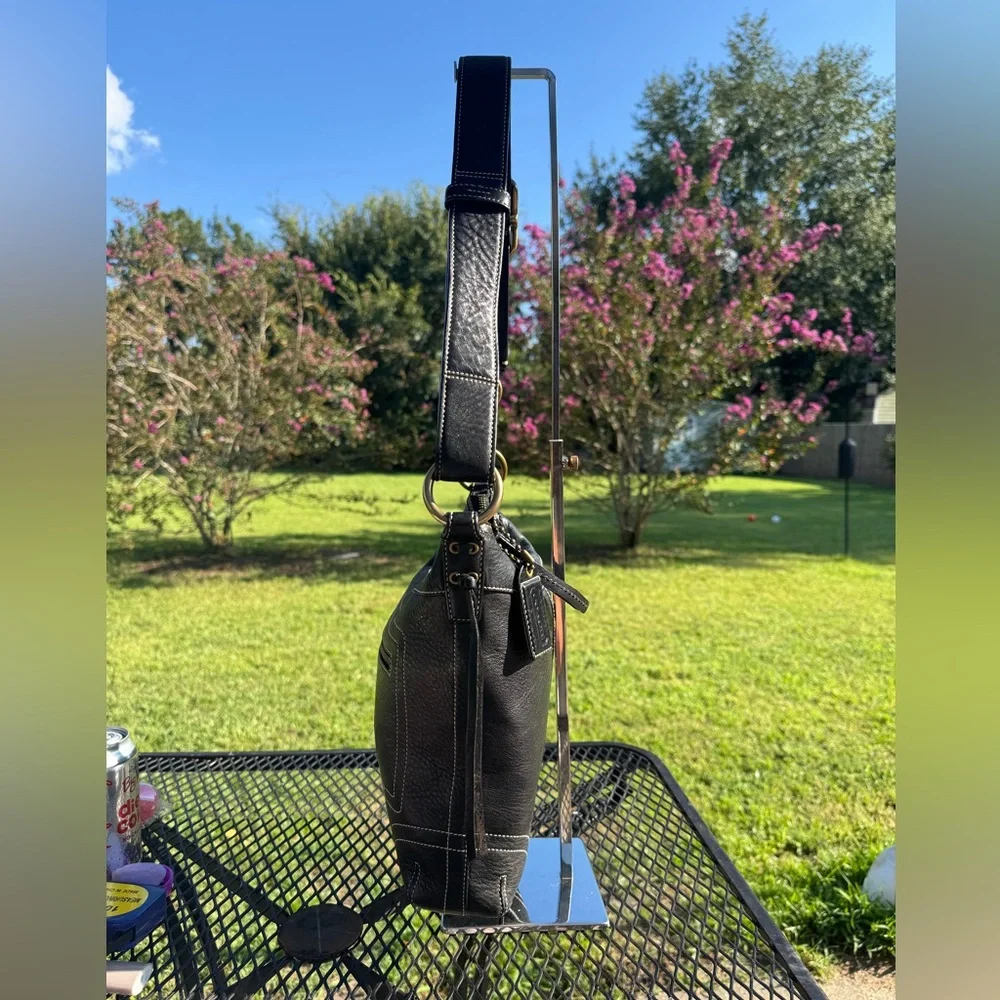 Coach Chelsea Vintage Lace Stitched Duffle Crossbody Bag - Picture 4 of 12